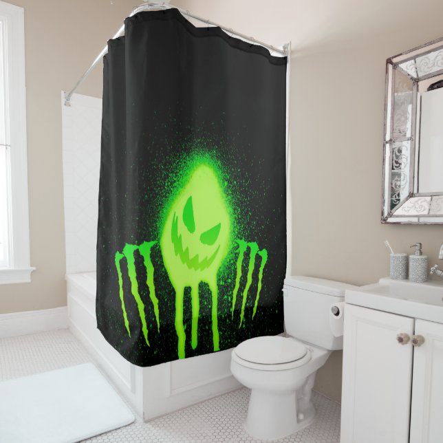 Jack the Monster Shower Curtain (In Situ)