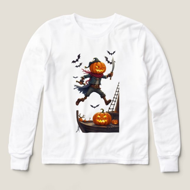 Jack the Pirate, Halloween, Author Natasha Us   Tri-Blend Shirts (Design Front)
