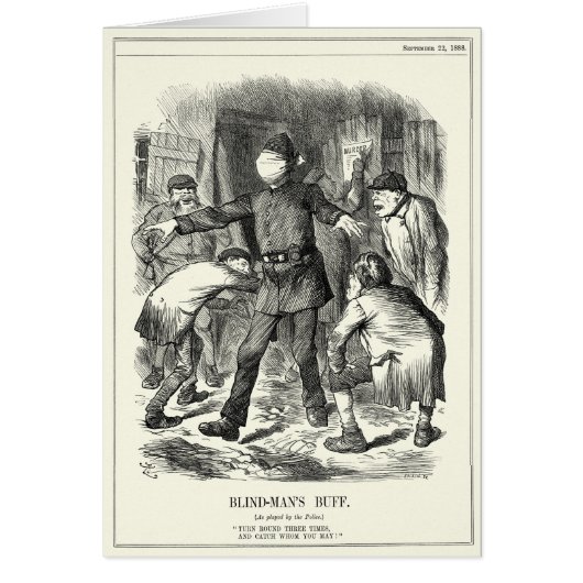 Jack the Ripper - Blind Man's Buff, 1888 Cards (Front)