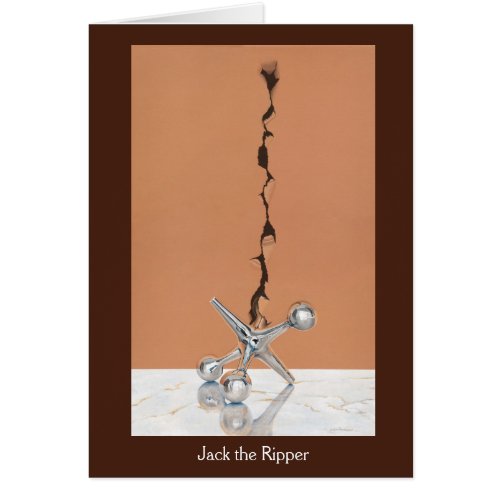 Jack the Ripper Semi_Gloss Greeting Card