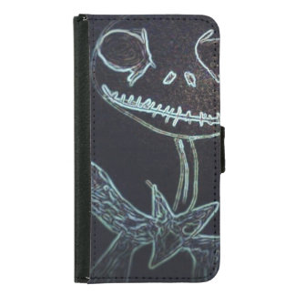 jack the skilington samsung galaxy s5 wallet case