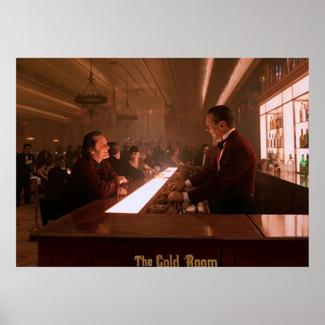 Jack Torrance at the bar Poster (Front)