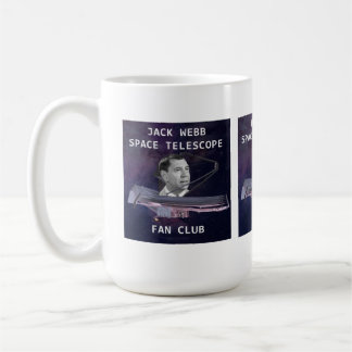 Jack Webb Space Telescope Fan Club Coffee Mug