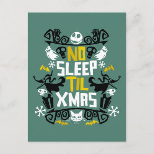 Jack & Zero - No Sleep 'Til Xmas Postcard
