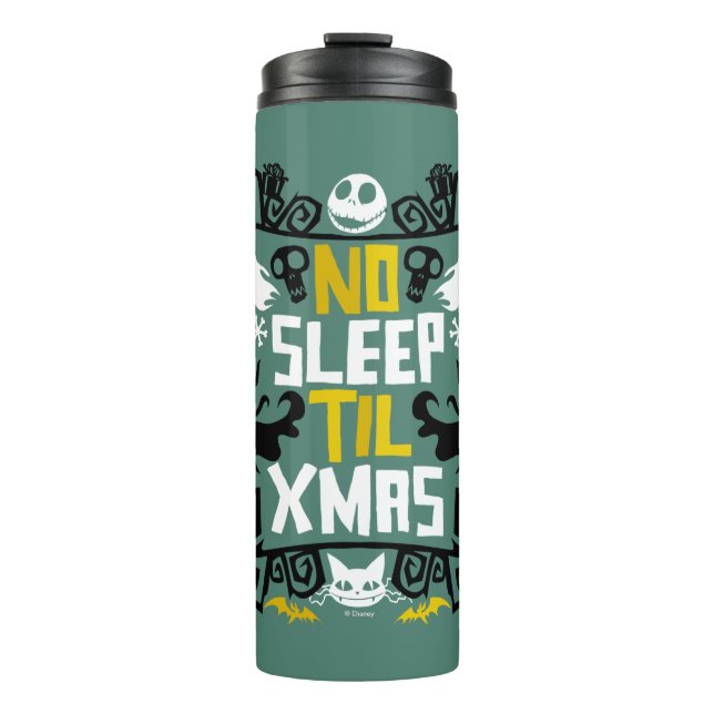 Jack & Zero - No Sleep 'Til Xmas Thermal Tumbler (Front)