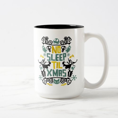 Jack  Zero _ No Sleep Til Xmas Two_Tone Coffee Mug