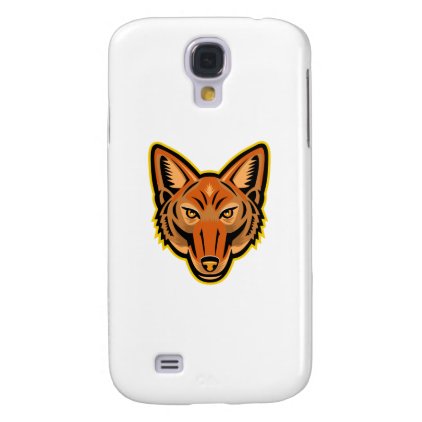 Jackal Head Front Mascot Galaxy S4 Case