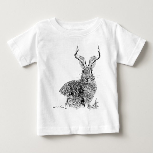 Jackalope Baby T-Shirt (Front)