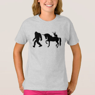Jackalope, Bigfoot and Unicorn T-Shirt
