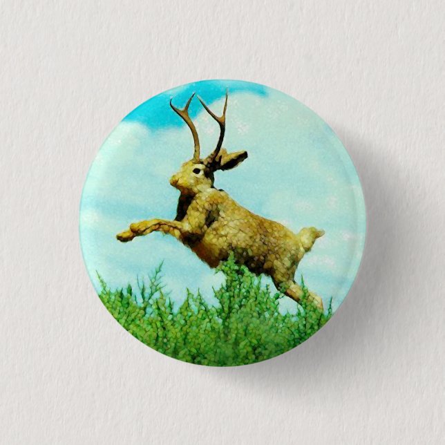 Jackalope Button (Front)