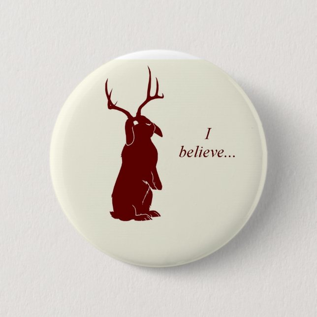 jackalope button (Front)