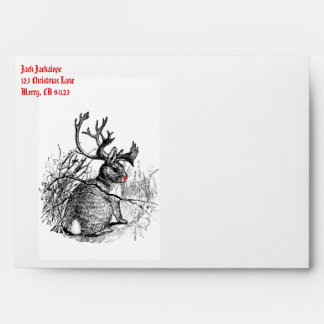 Jackalope  Greeting Card Envelope