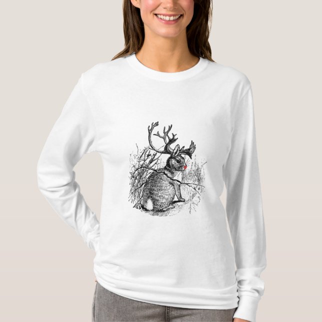Jackalope hoodie T-Shirt (Front)