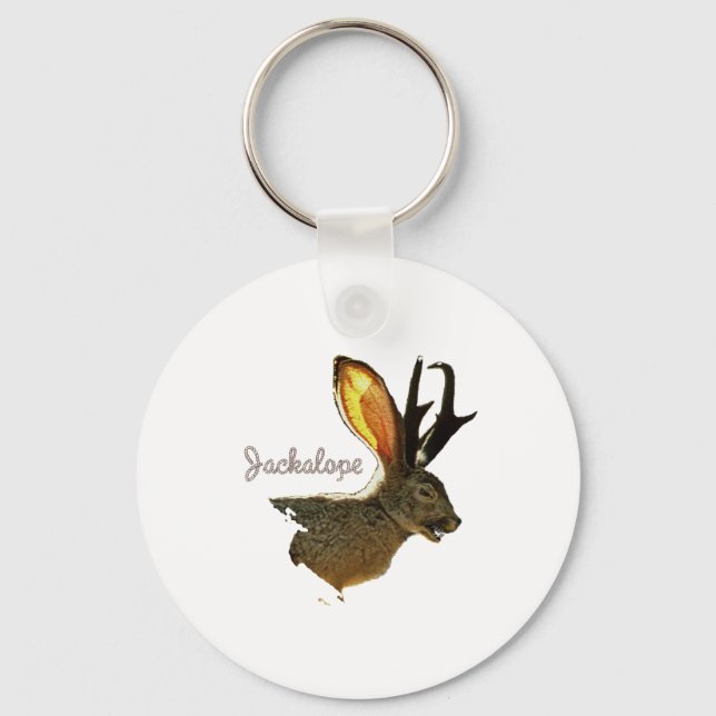Jackalope Keychain (Front)