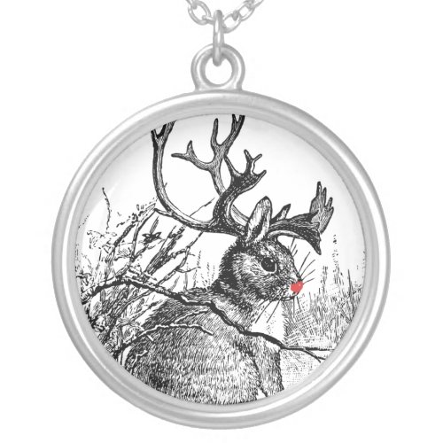 Jackalope  Necklace