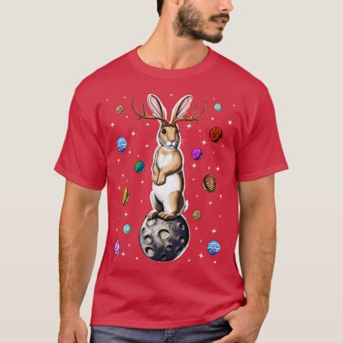 Jackalope Rabbit T_Shirt