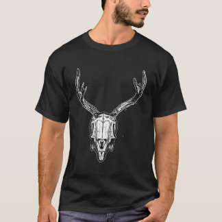 Jackalope Skull Funny Animal Folklore T-Shirt