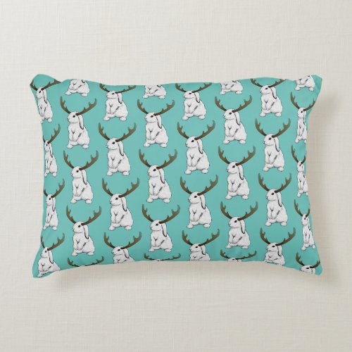 Jackalope Throw Pillow