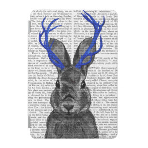 Jackalope with Blue Antlers iPad Mini Cover