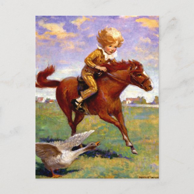 “Jackanapes” by Jessie Willcox Smith Postcard (Front)