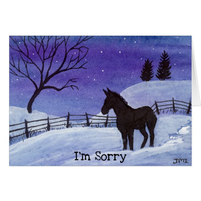 Jackass Apology Cards (Front Horizontal)