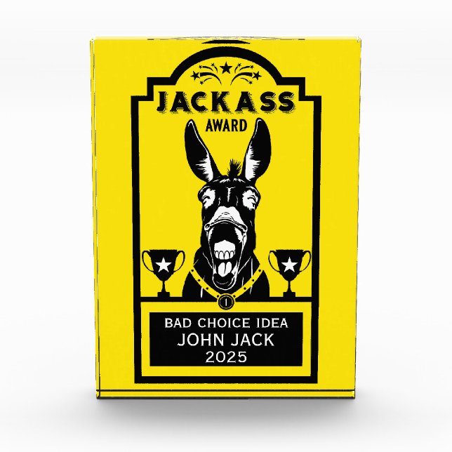Jackass Award (Front)