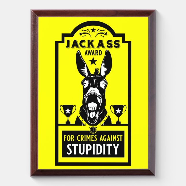 Jackass Award (Vertical)