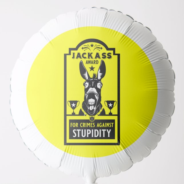 Jackass Award Balloon (Front)