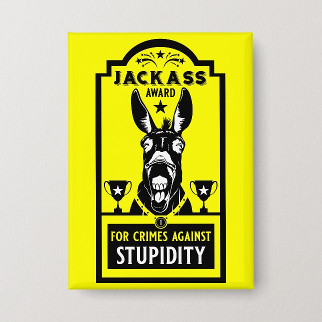 Jackass Award Button (Front)