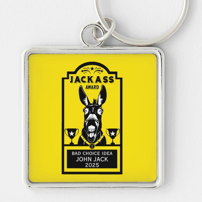 Jackass Award Keychain (Front)