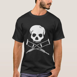 Jackass Skull And Crutches Logo T-Shirt