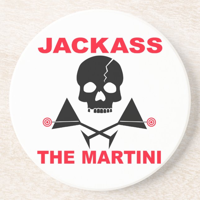 Jackass, The Martini Coaster (Front)
