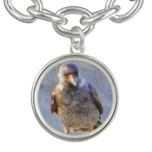 Jackdaw Watercolor Bracelet