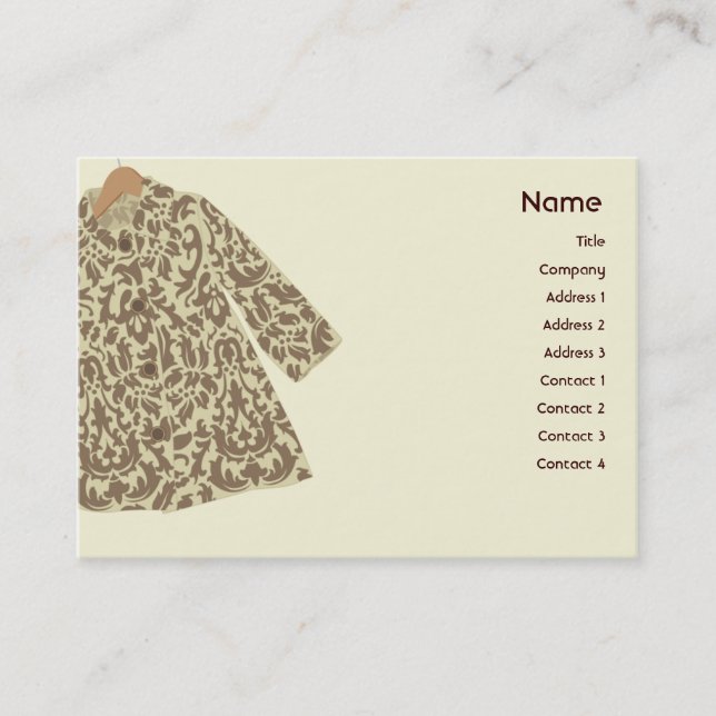 Jacket - Chubby Business Card (Front)