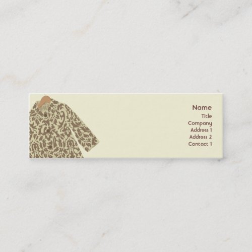 Jacket - Skinny Business Card Template