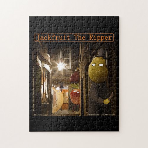 Jackfruit The Ripper Funny Rick London Jigsaw Puzzle