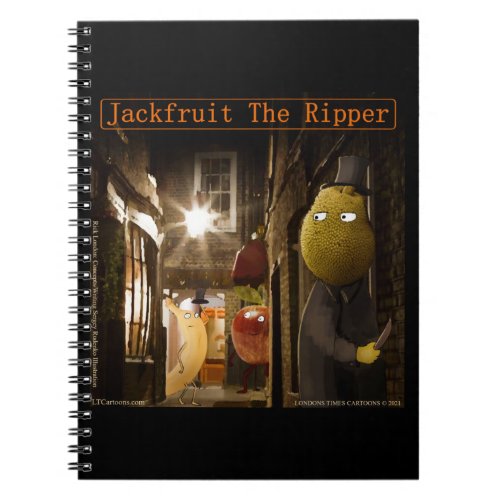 Jackfruit The Ripper Funny Rick London Notebook