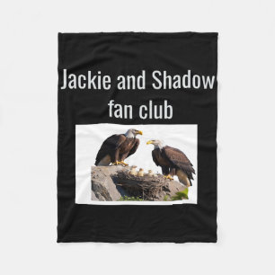 Jackie And Shadow Fan Club Eagles _1 Fleece Blanket