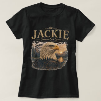 Jackie Forever Our Queen Bald Eagle Tribute T-Shirt