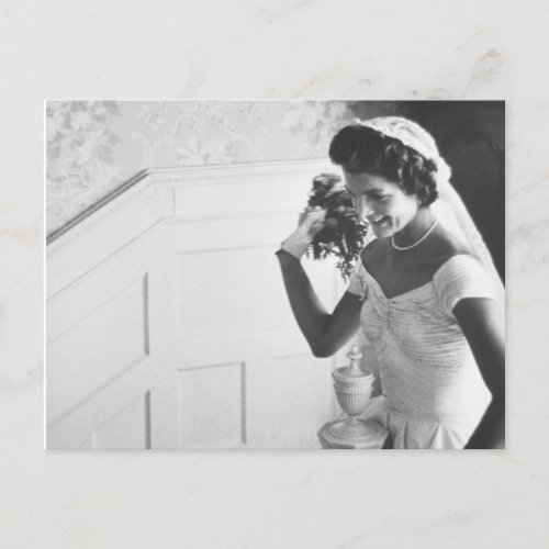 Jackie Kennedy 1953 Postcard