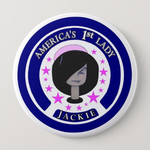Jackie Kennedy Americas 1st Lady Pinback Button