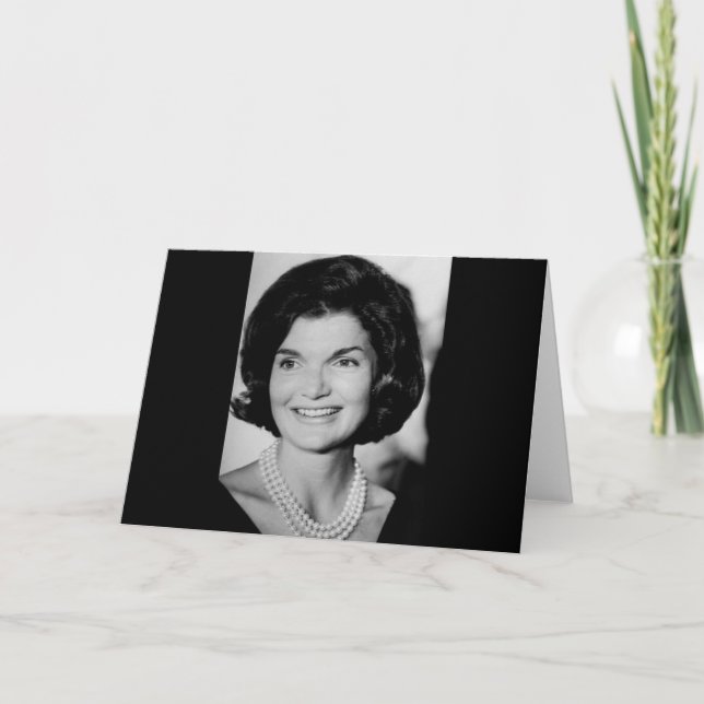 Jackie Kennedy Card (Front)