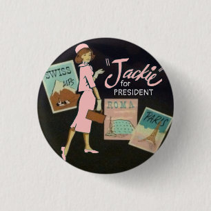 Jackie Kennedy for President Button