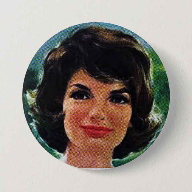 Jackie Kennedy Pinback Button (Front)