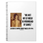 Jackie Kennedy Portrait Not Let Oneself Sadness Notebook at Zazzle