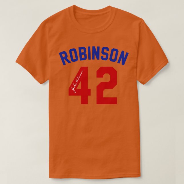 Jackie Robinson Signed T-Shirt (Design Front)