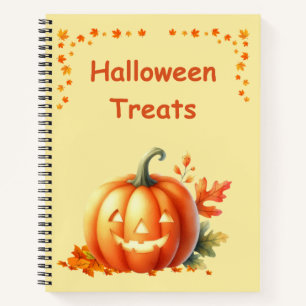 Jack'o Lantern Halloween Treats Recipe Book