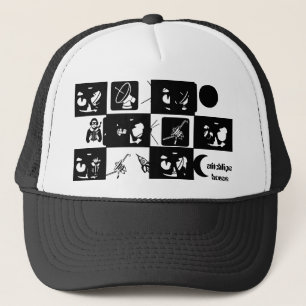 Jackolantern & Aliens design Trucker Hat