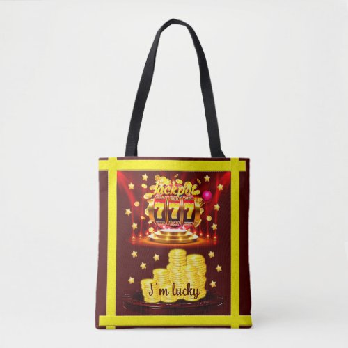 jackpot 777 collection tote bag