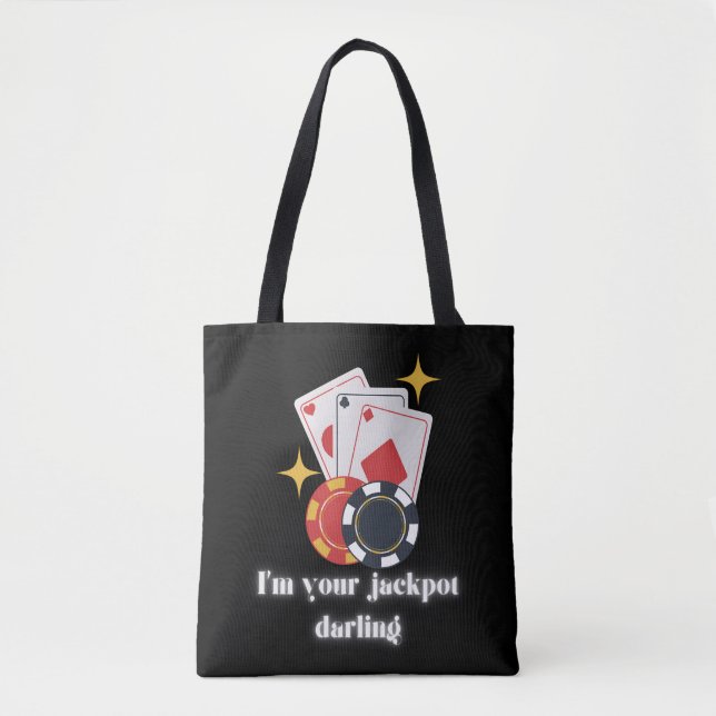 Jackpot Darling Tote Bag (Front)